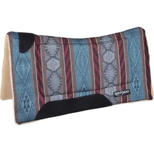 Reinsman Square Contour Diablo Teal Fleece Backed Pad
