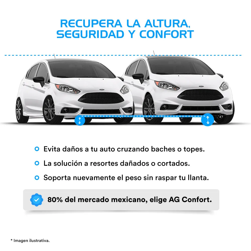 Resortes Originales Ag Confort Dodge Town & Country 91-95 Par Delantero