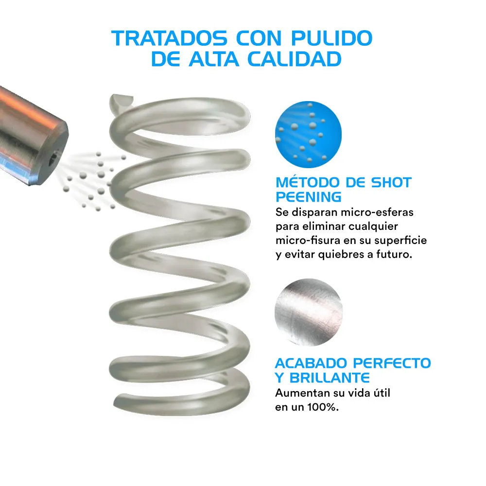 Resortes Originales Ag Confort Dodge Town & Country 91-95 Par Delantero