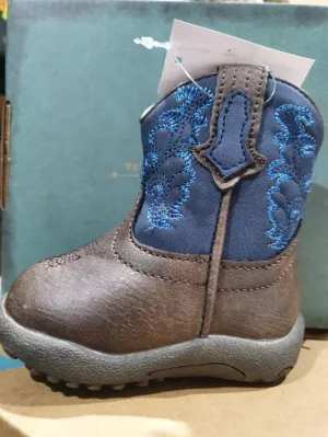 Roper Cowbaby Blaze Brown/Blue Boots