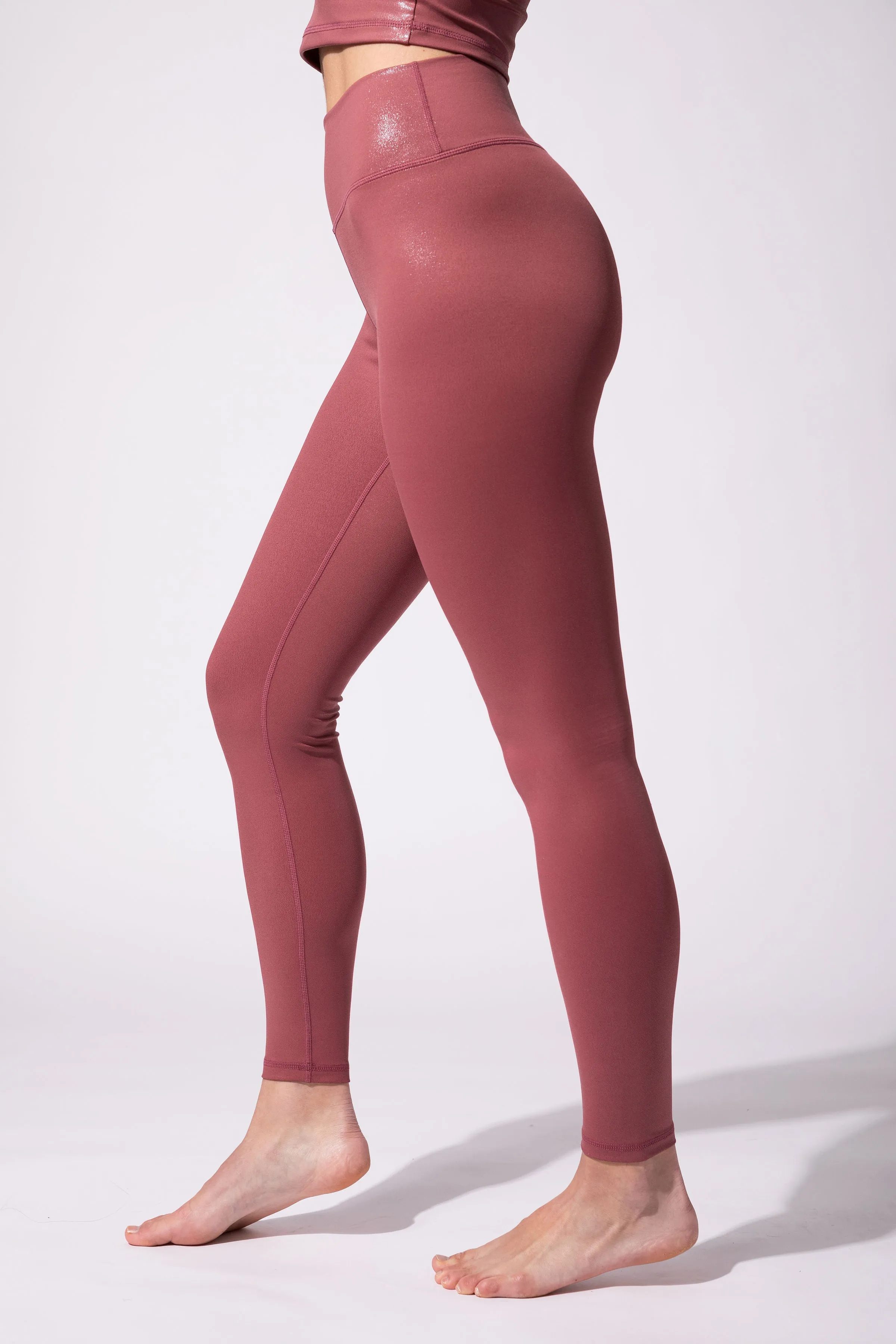 Rose Gloss High Waist Legging