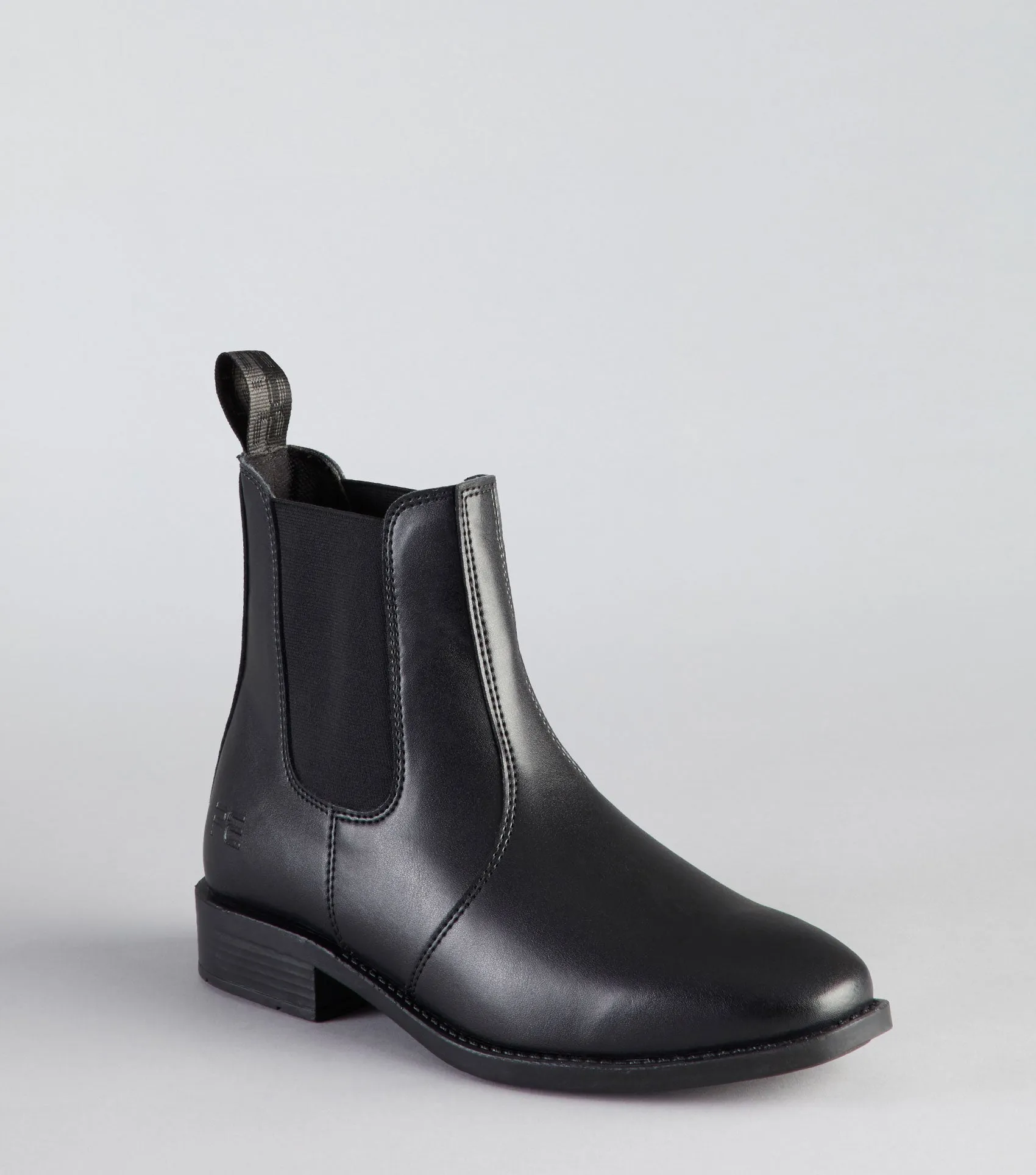 Rossago Synthetic Chelsea Paddock Boots Black