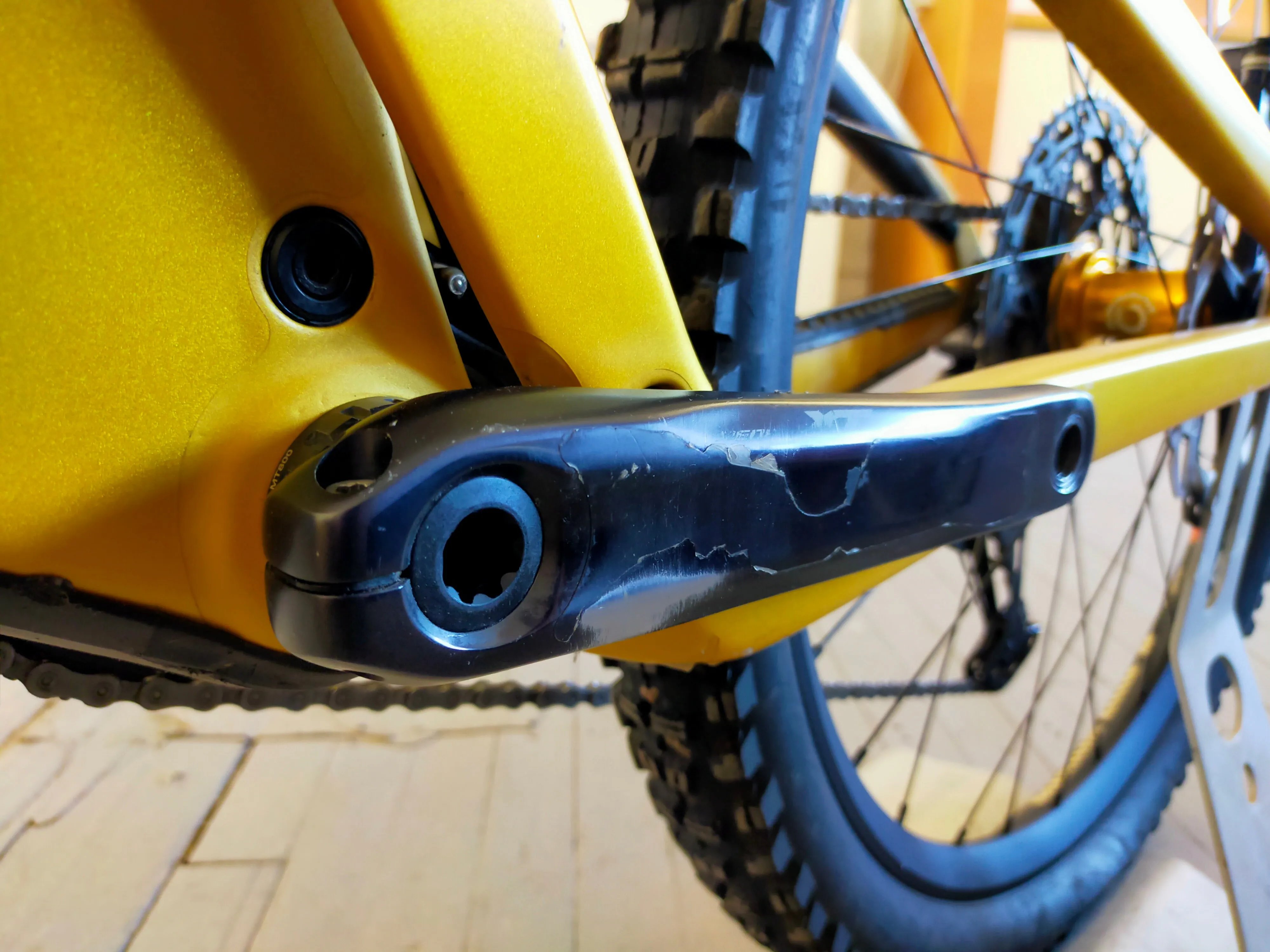 Santa Cruz Bronson 4 MX CC Shop Build Carbon Mountain Bike - Paydirt Gold