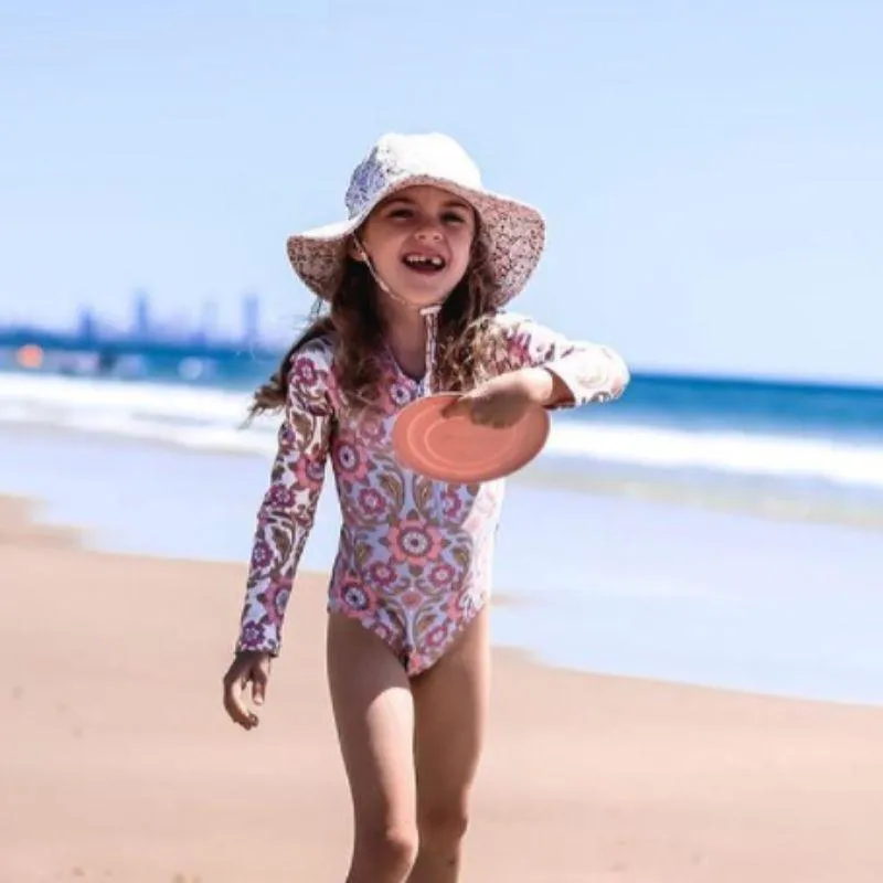 Scrunch Silicone Flyer Frisbee Beach Toy- Various Colours