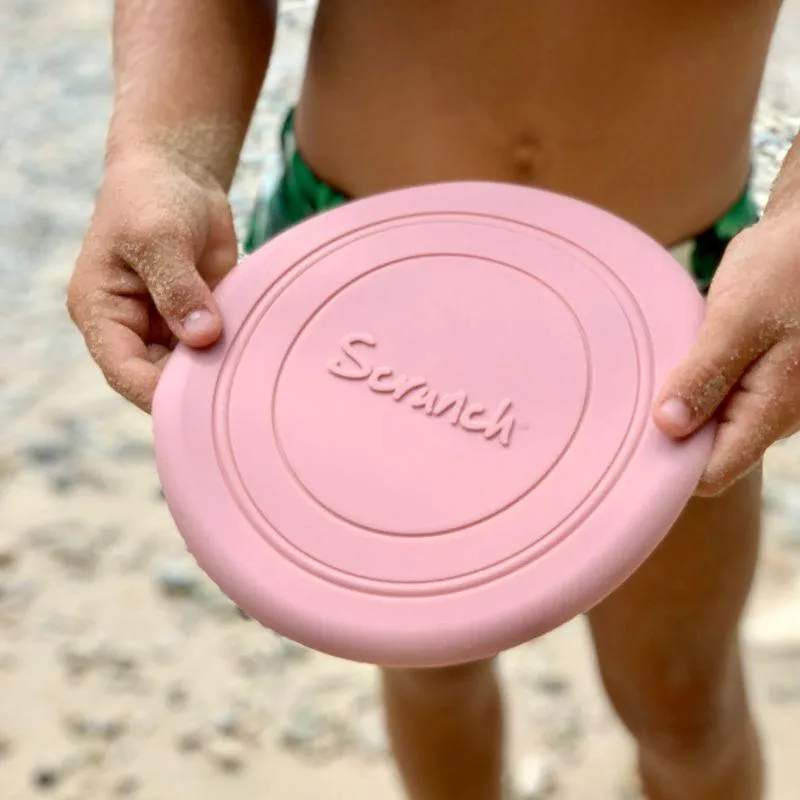 Scrunch Silicone Flyer Frisbee Beach Toy- Various Colours