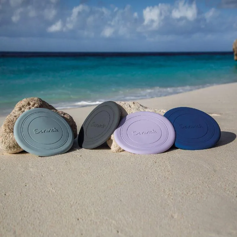 Scrunch Silicone Flyer Frisbee Beach Toy- Various Colours