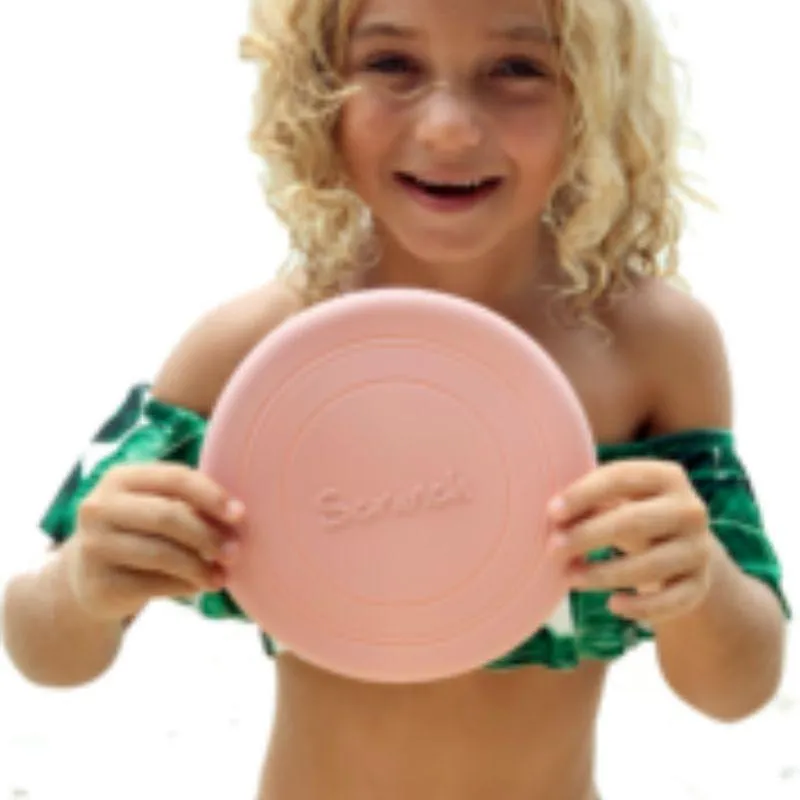 Scrunch Silicone Flyer Frisbee Beach Toy- Various Colours