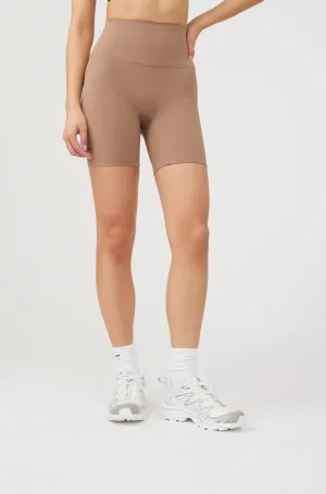 SECOND SKIN SHORT - MOCHA