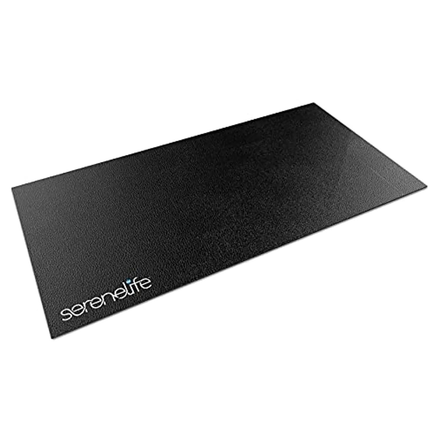 SereneLife Premium Portable Fitness Exercise Mat - 36" x 72" Non-Slip Gym Training Equipment Floor Protection - Yoga, Workout, Jump Rope - for Bigger Treadmill, Elliptical, Bike, Bench, Power Rack