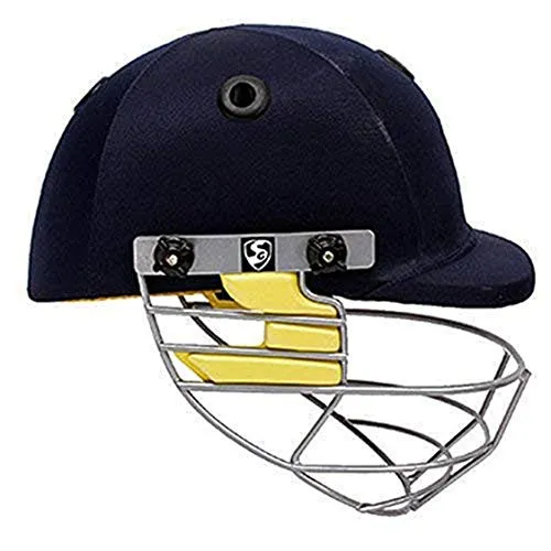 SG Campus Batting Leg Guards, Adult (Assorted)&SG blazetech m Cricket Helmet, Medium