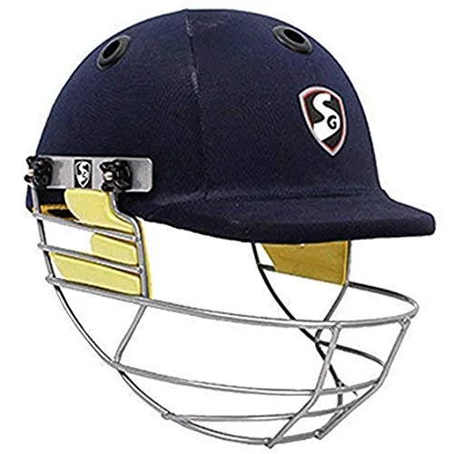 SG Campus Batting Leg Guards, Adult (Assorted)&SG blazetech m Cricket Helmet, Medium