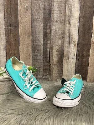 Shoes Sneakers By Converse In Teal, Size: 8