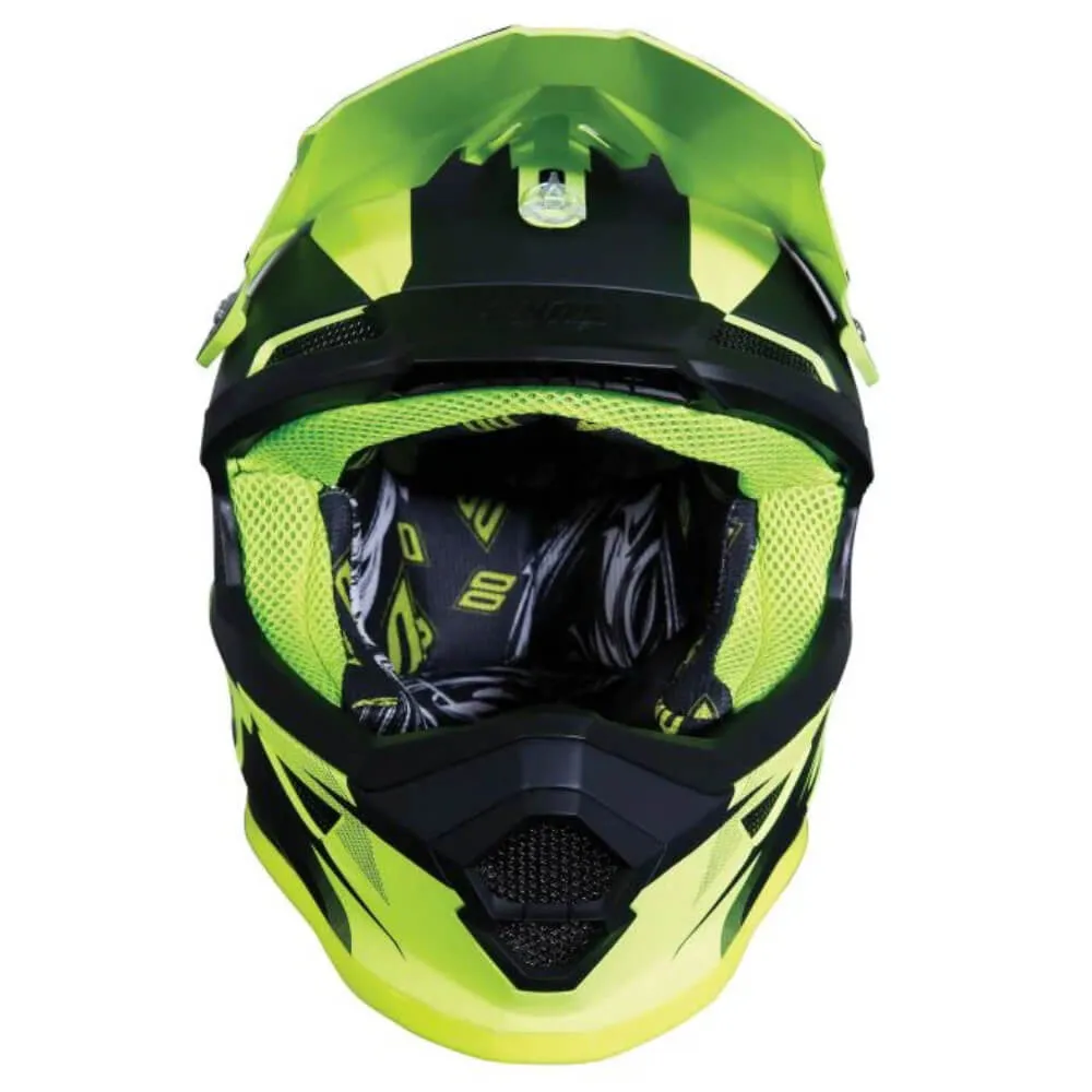 Shot Youth Furious MX Helmet Ultimate Neon Yellow