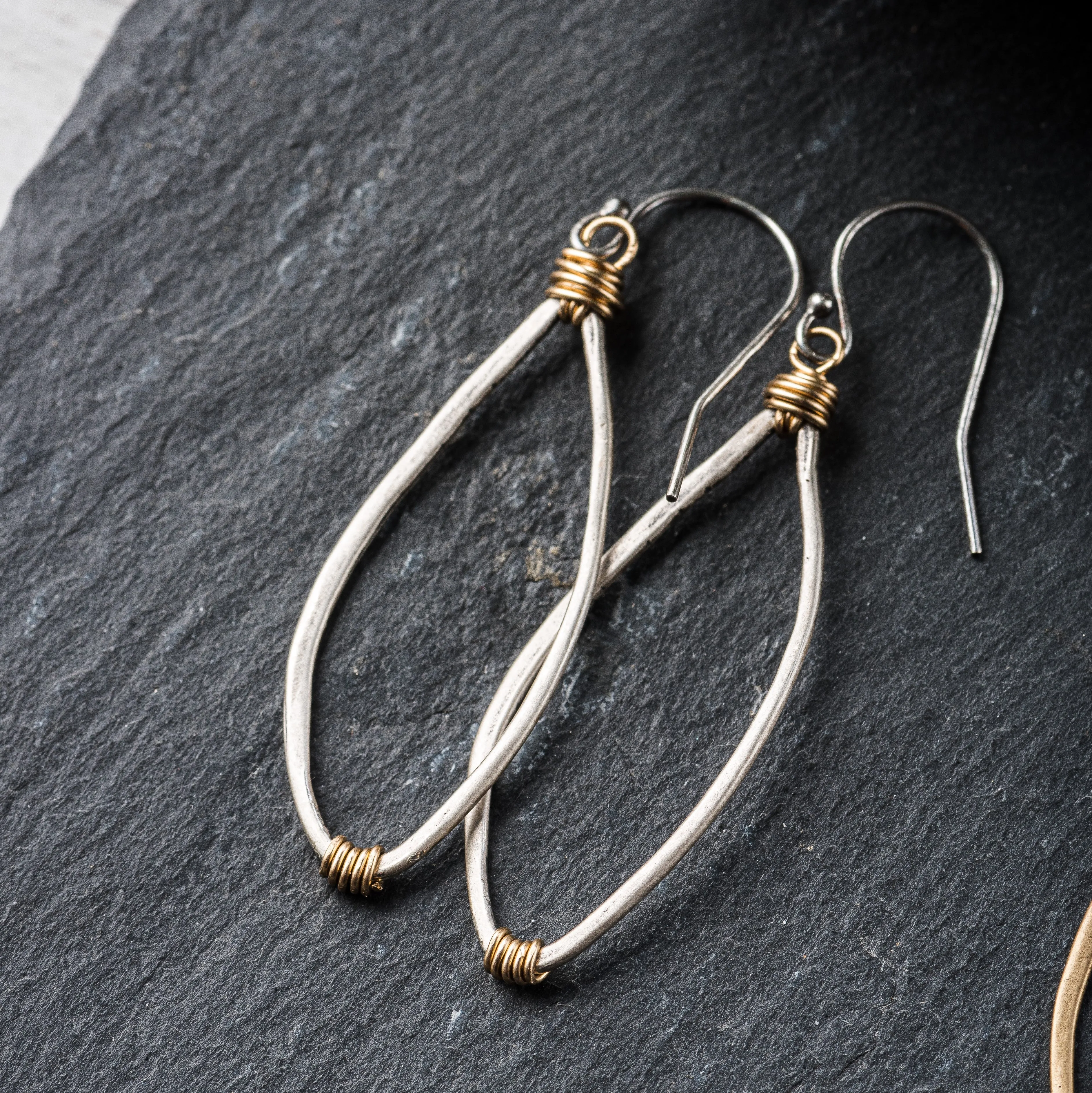 Silver Petite Dahlia Earrings
