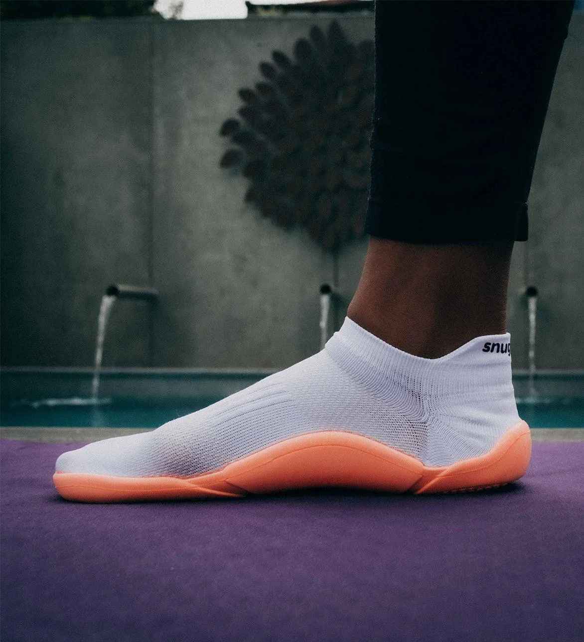 Snuggies Basic Women White Sole Orange