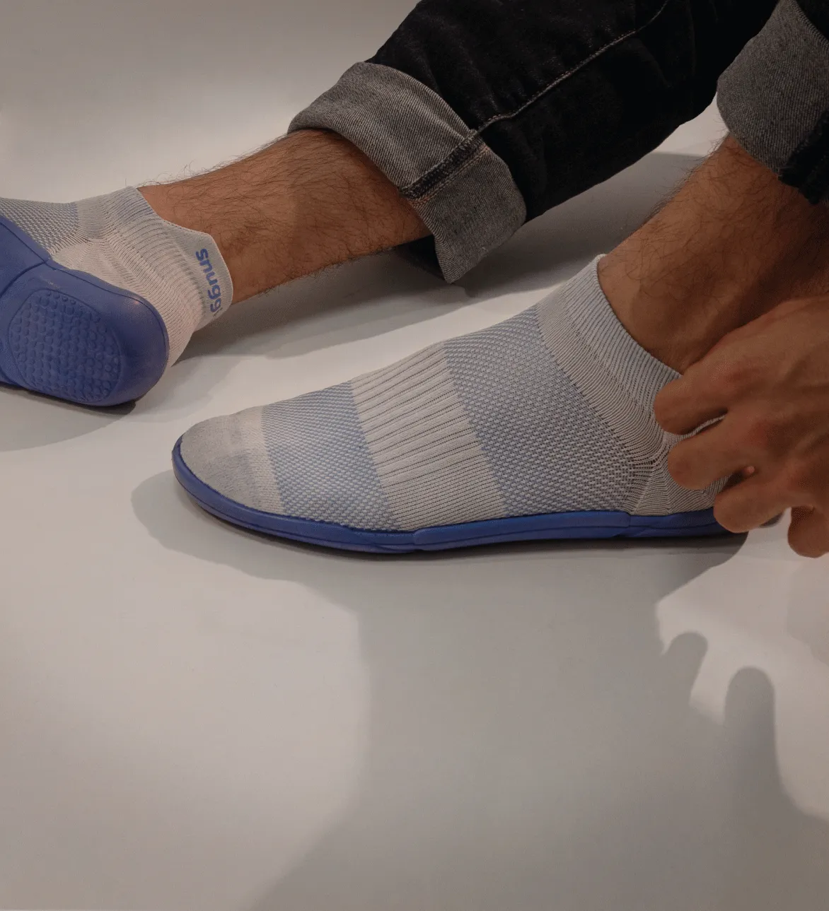 Snuggies Mesh Men Blue Sole Blue