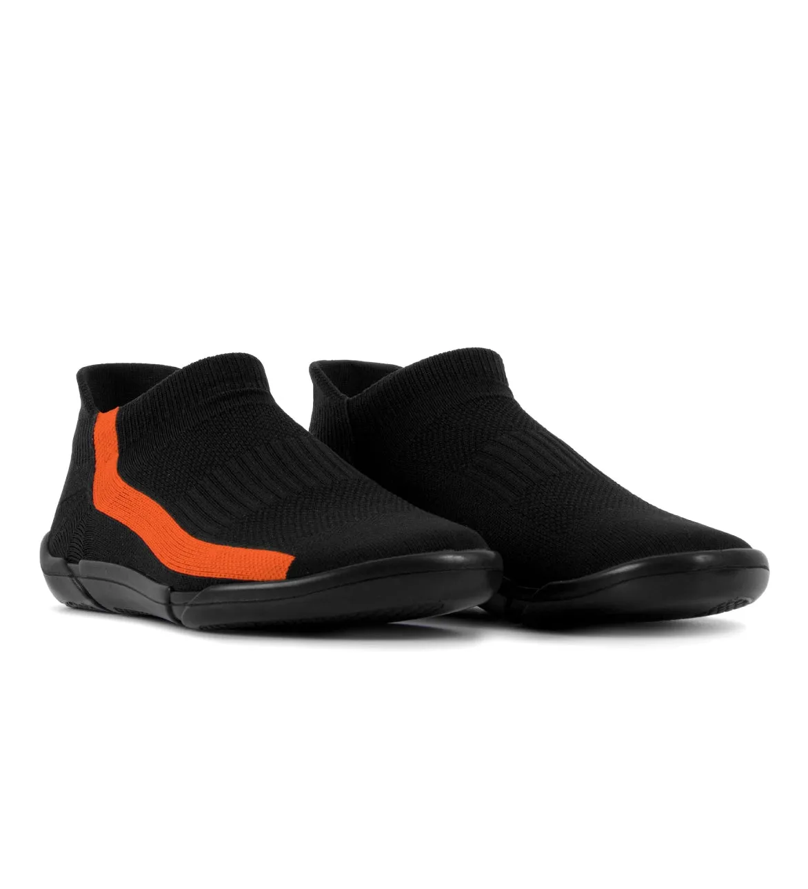 Snuggies Stripe Men Orange Sole Black