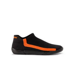 Snuggies Stripe Men Orange Sole Black