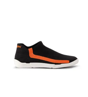 Snuggies Stripe Men Orange Sole White