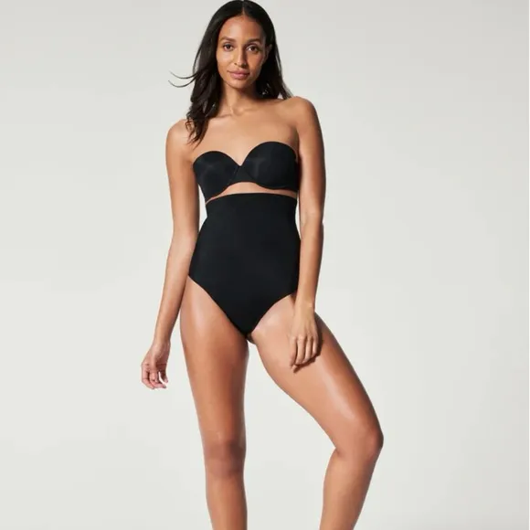SPANX Suit Your Fancy High-Waist Thong. Size S
