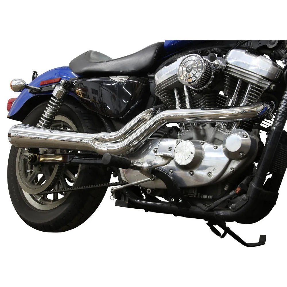 Sportster 2:1 Taper Megaphone Exhaust - Chrome