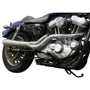 Sportster 2:1 Taper Megaphone Exhaust - Chrome