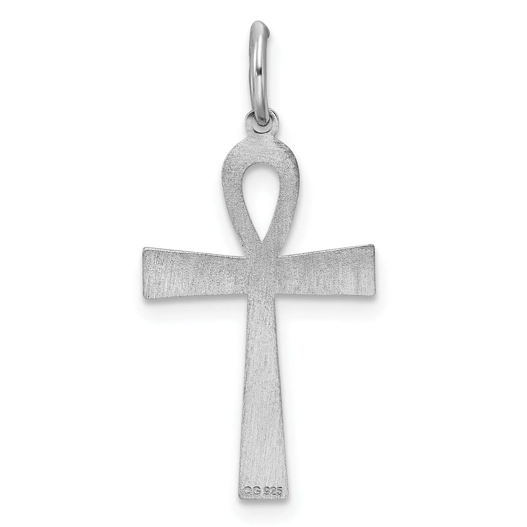 Sterling Silver Laser Designed Cross Pendant