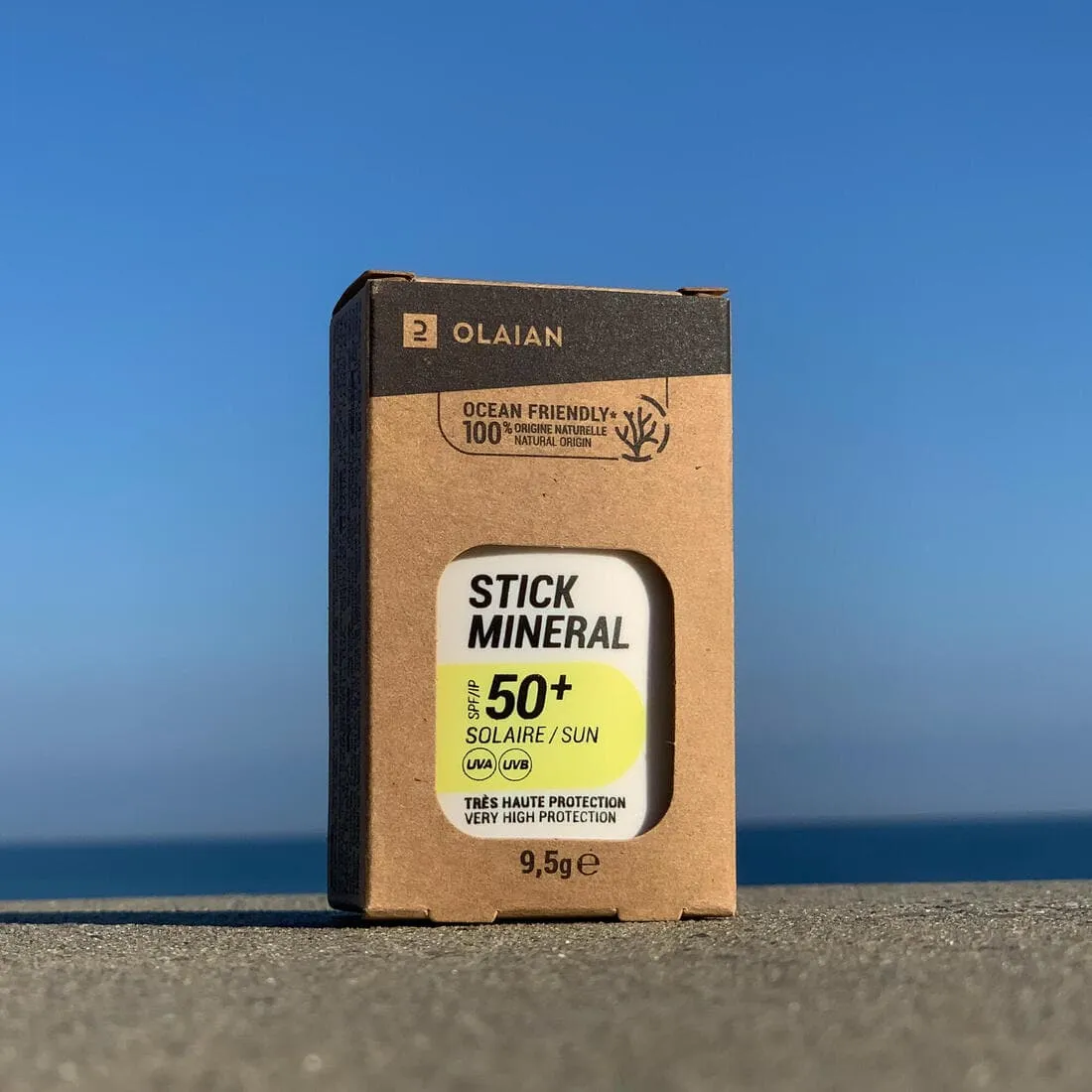 STICK solaire minéral et naturel pour le visage SPF50  .BLANC.