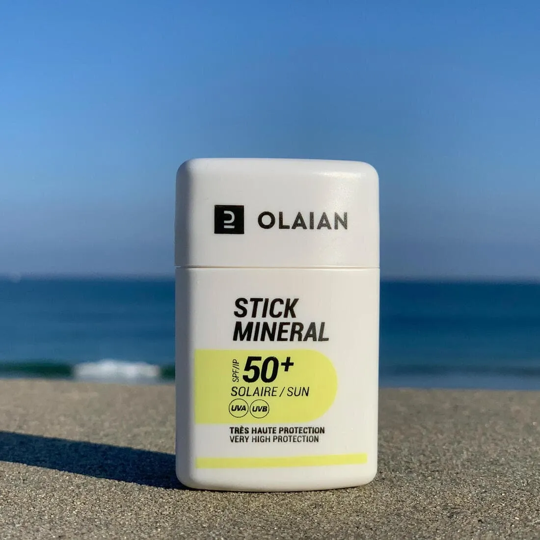 STICK solaire minéral et naturel pour le visage SPF50  .BLANC.