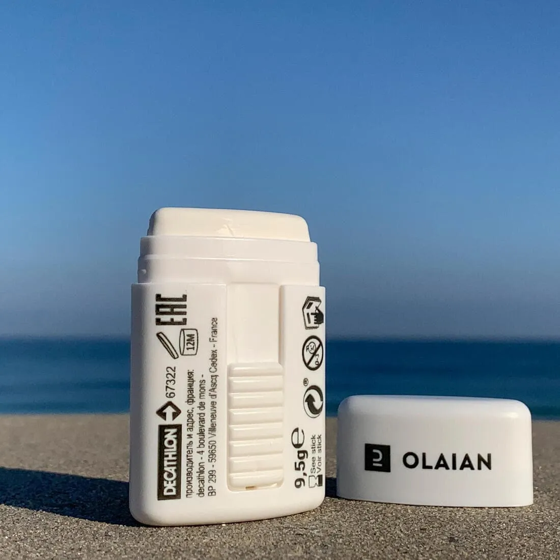STICK solaire minéral et naturel pour le visage SPF50  .BLANC.