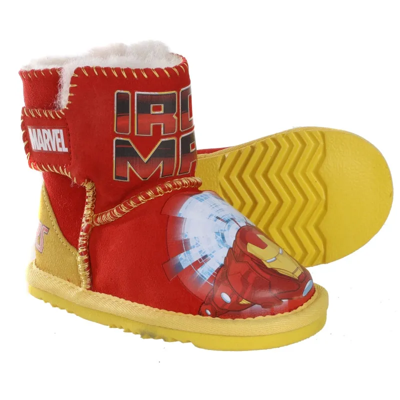 TEAM KICKS Kids Ugg Boots, Avengers Iron Man