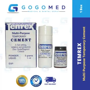 Temrex Multi-Purpose Temporary Cement Powder (ZOE)