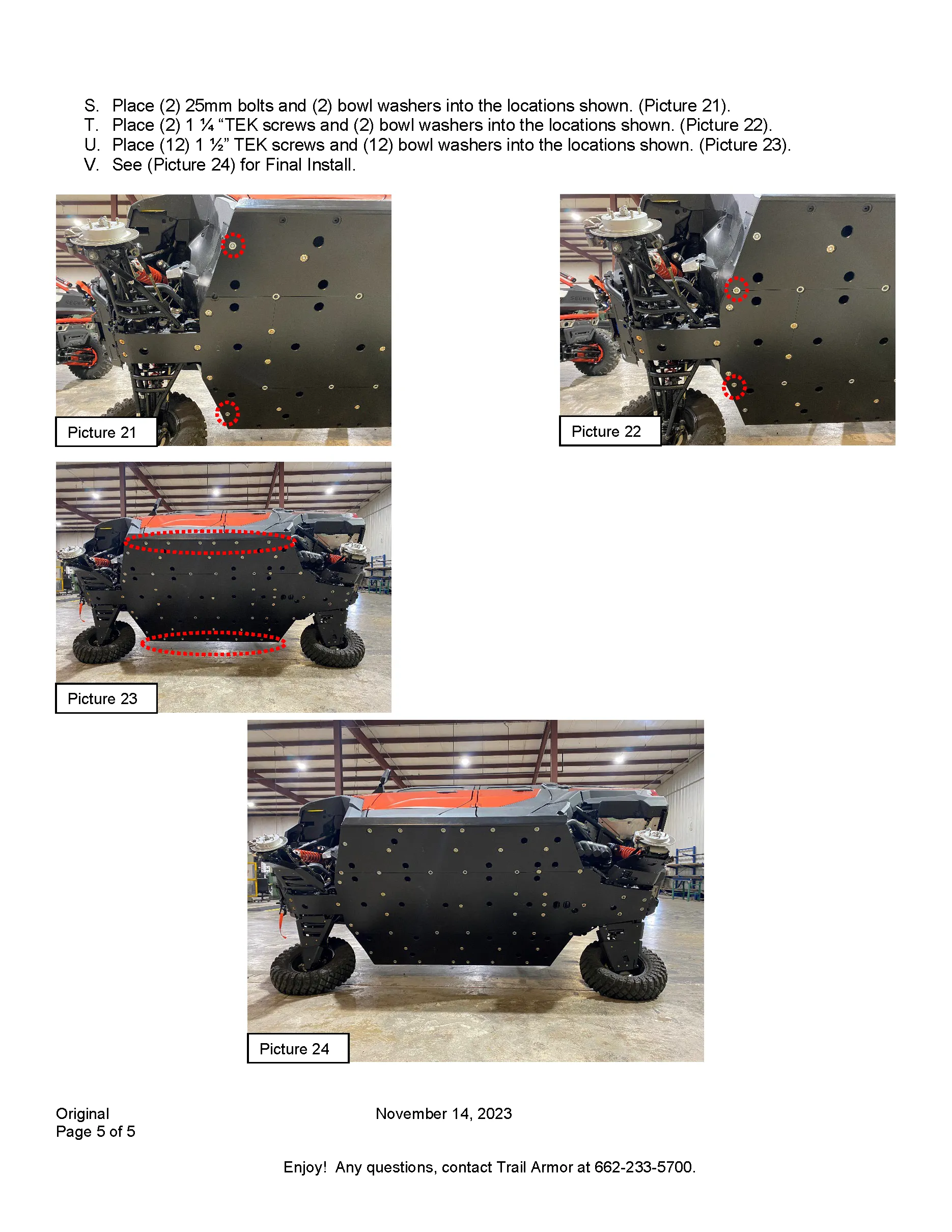 Trail Armor Polaris Xpedition XP 5 and ADV 5 Full Skids 2024 - 2025