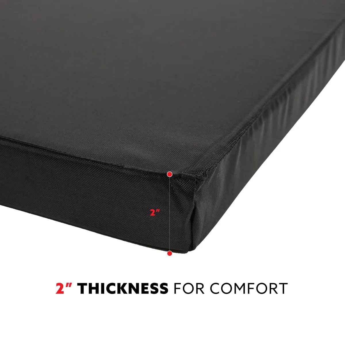 Tri-Fold Exercise Yoga Mat for at Home Workout, Gymnastics, Stretching, Core Workout