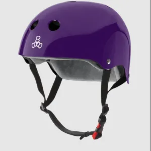 Triple 8 THE Certified Helmet SS Purple Gloss
