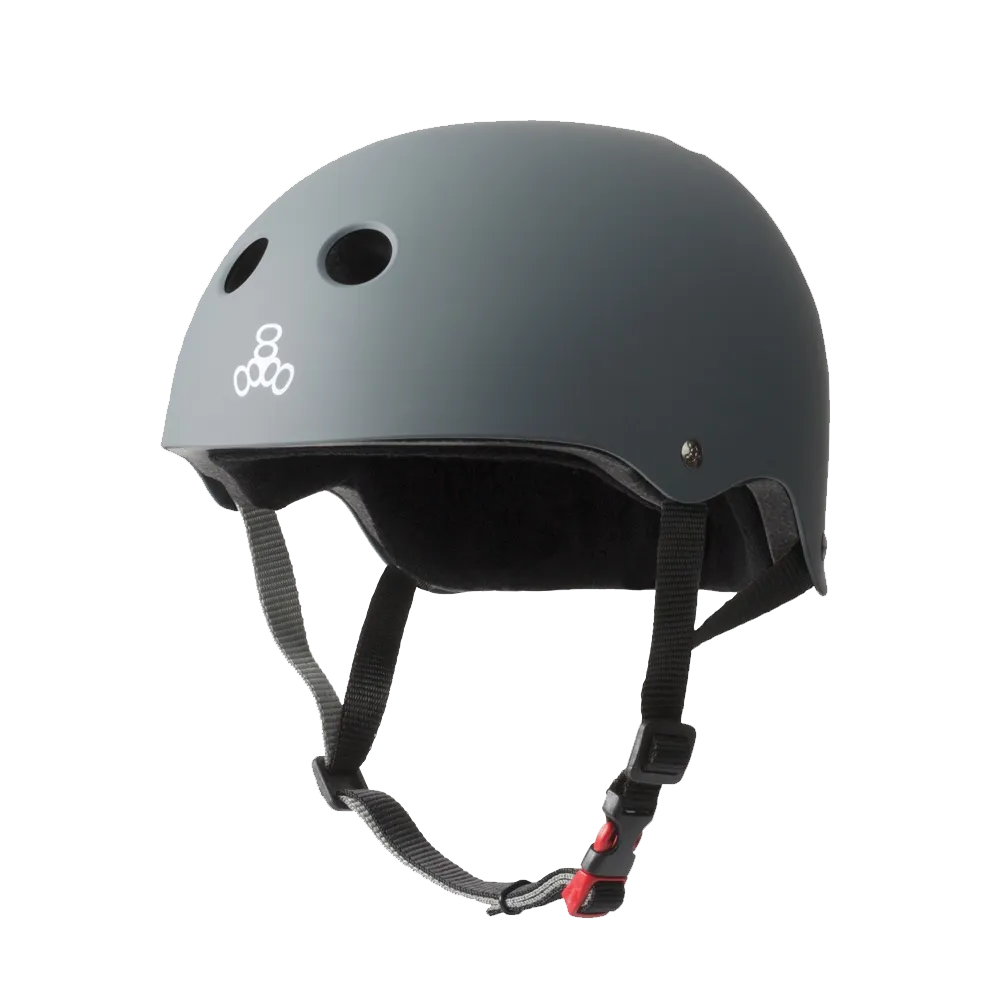 Triple 8 The Certified Sweatsaver Helmet - Carbon Rubber