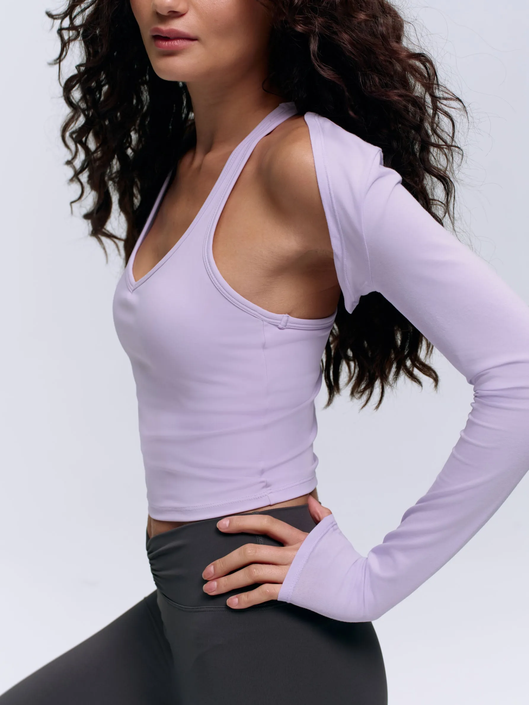 Ultimate Racer Back Top - Lilac