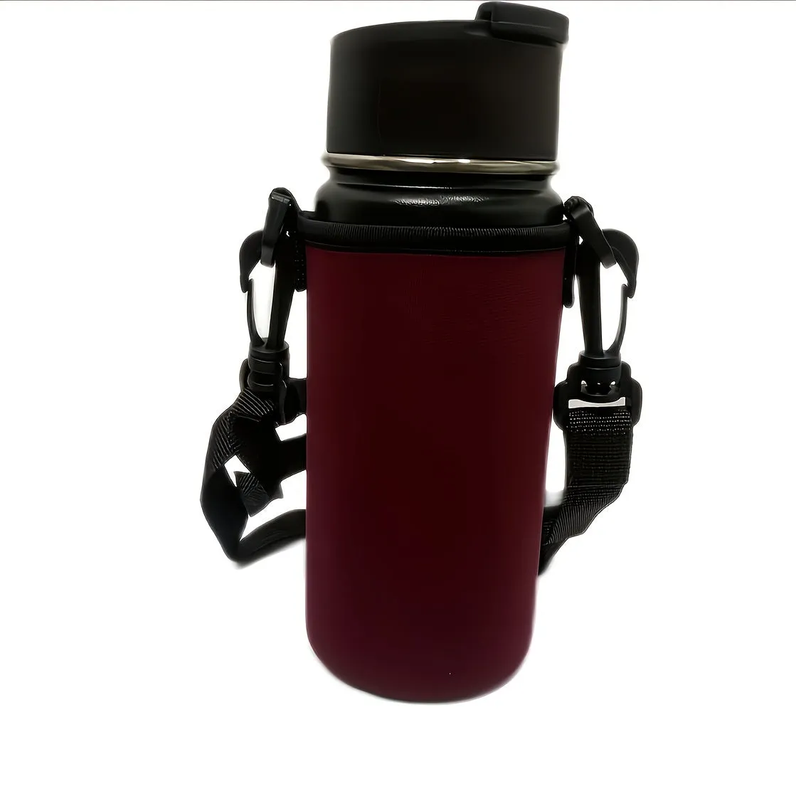 Universal Insulated Cup Protector - Sports Water Bottle Accessories for Outdoor Enthusiasts - Premium Shoulder Strap, Durable Glass Water Bottle Cover for Camping, Hiking, and Travel