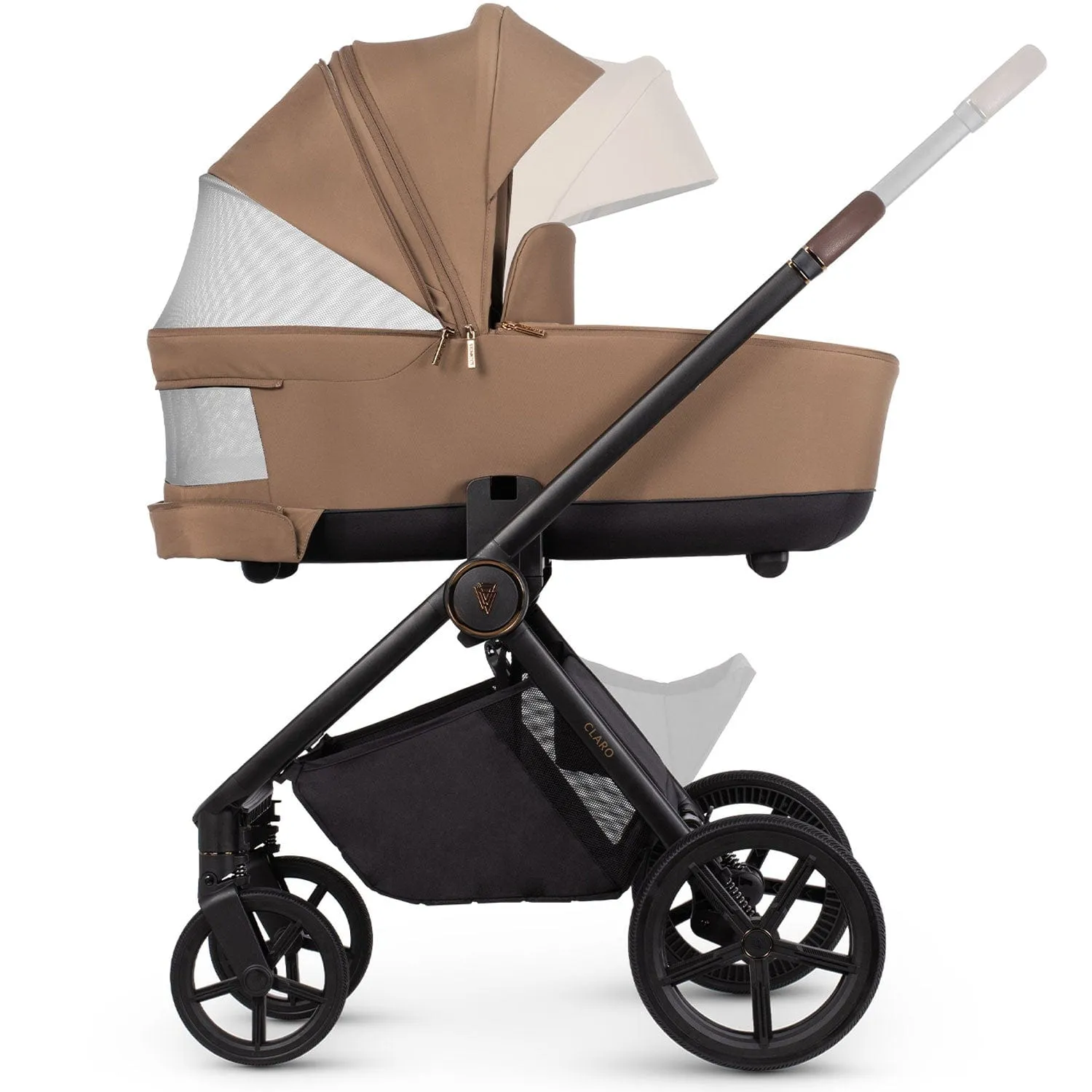 Venicci Claro 3 in 1 Travel System in Caramel