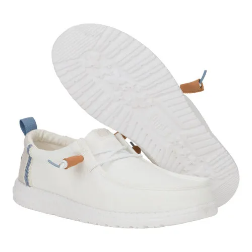 Wally Summer Linen - White/Stone Grey