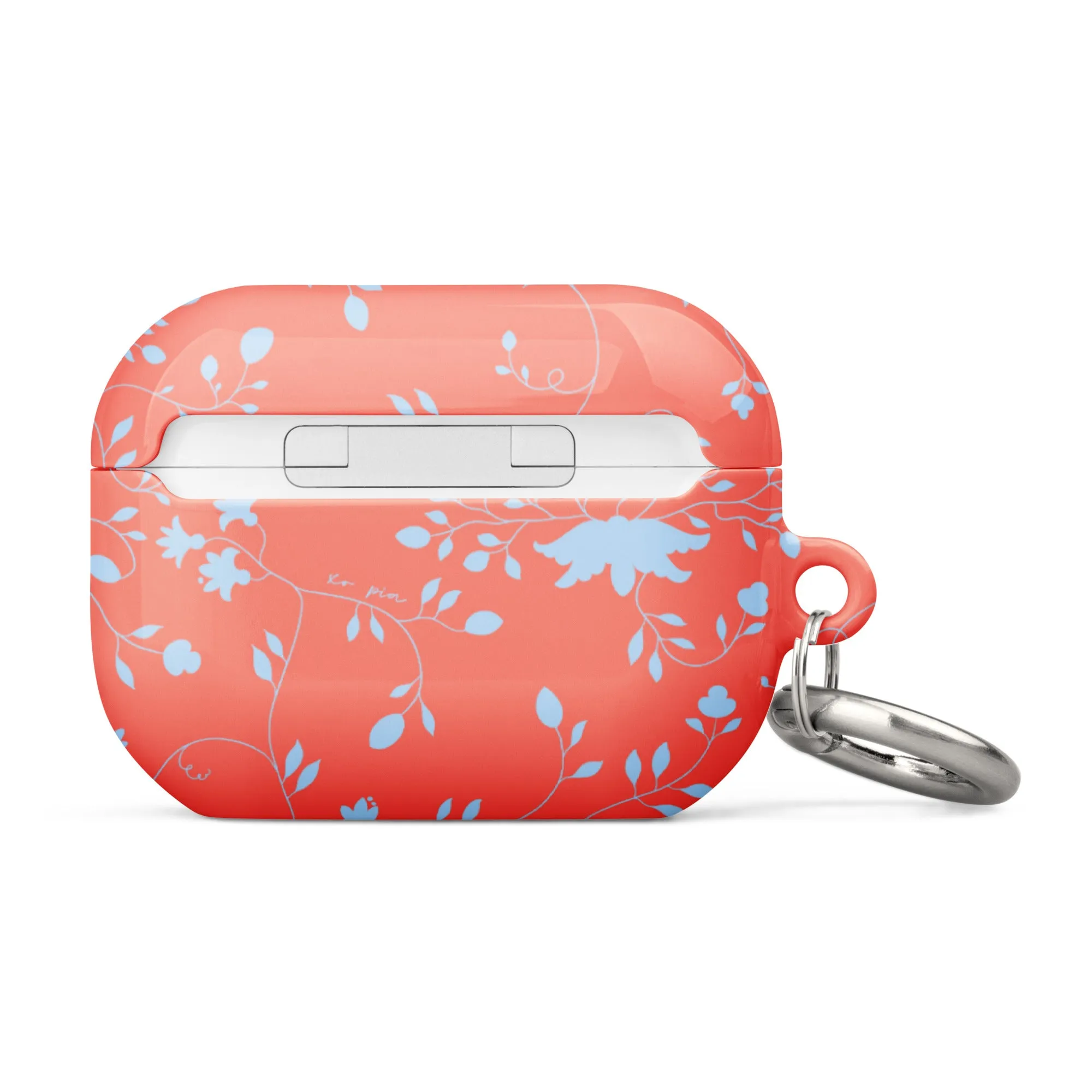 wild clematis case for AirPods® in poppy