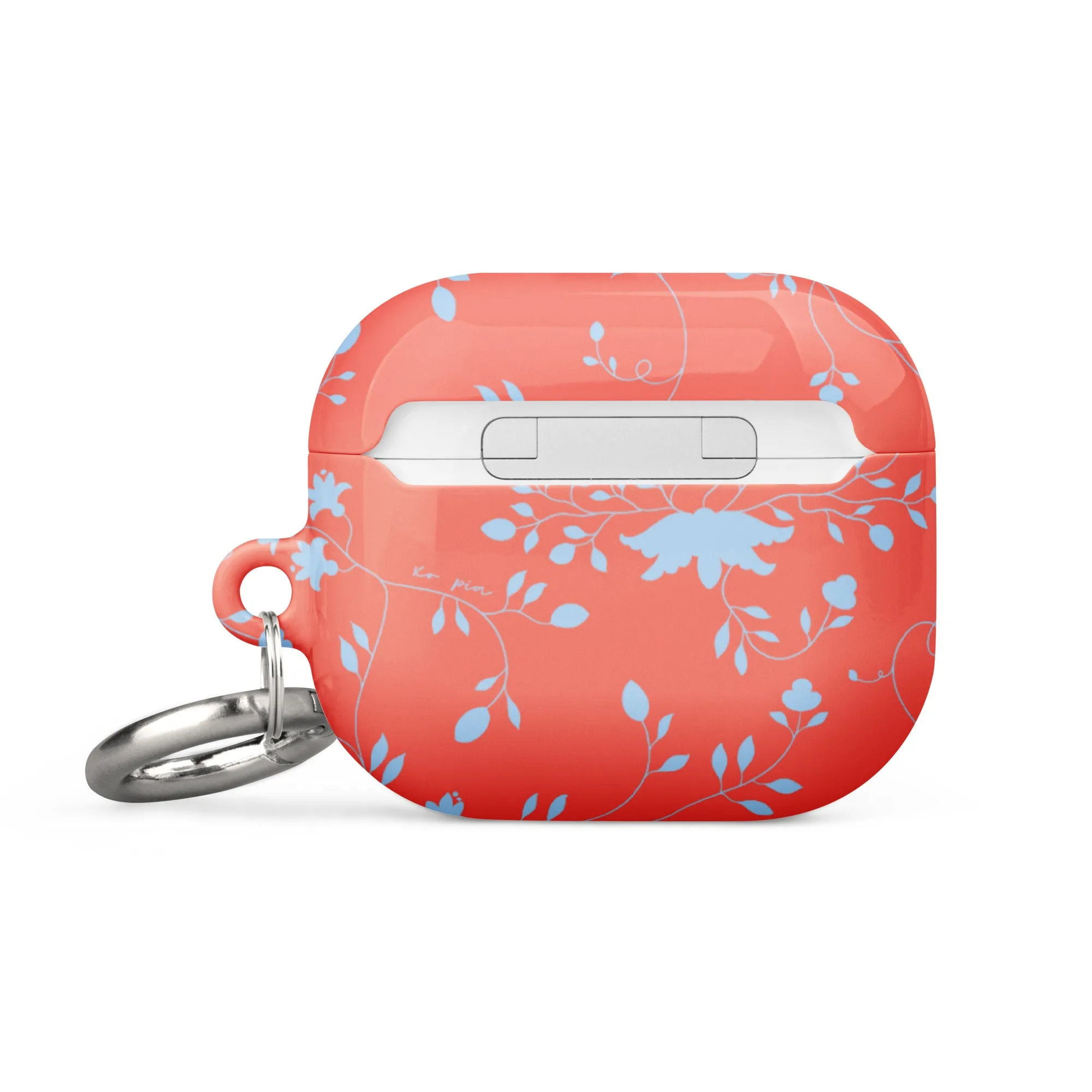 wild clematis case for AirPods® in poppy