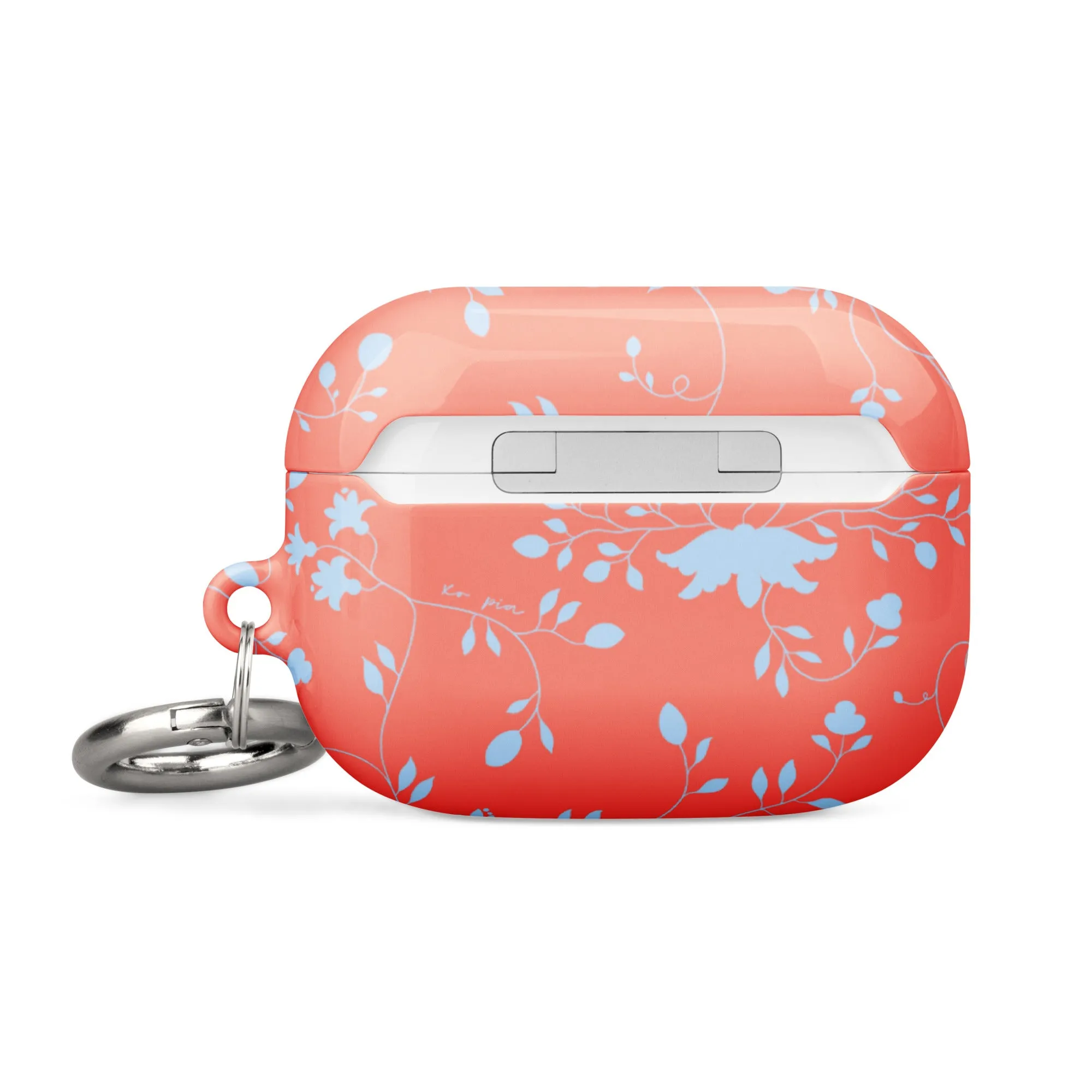 wild clematis case for AirPods® in poppy