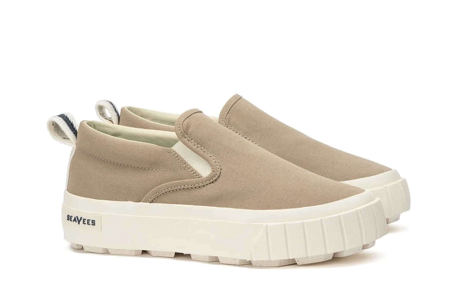 Womens - Fairfax Lug Slip On Platform - Stone