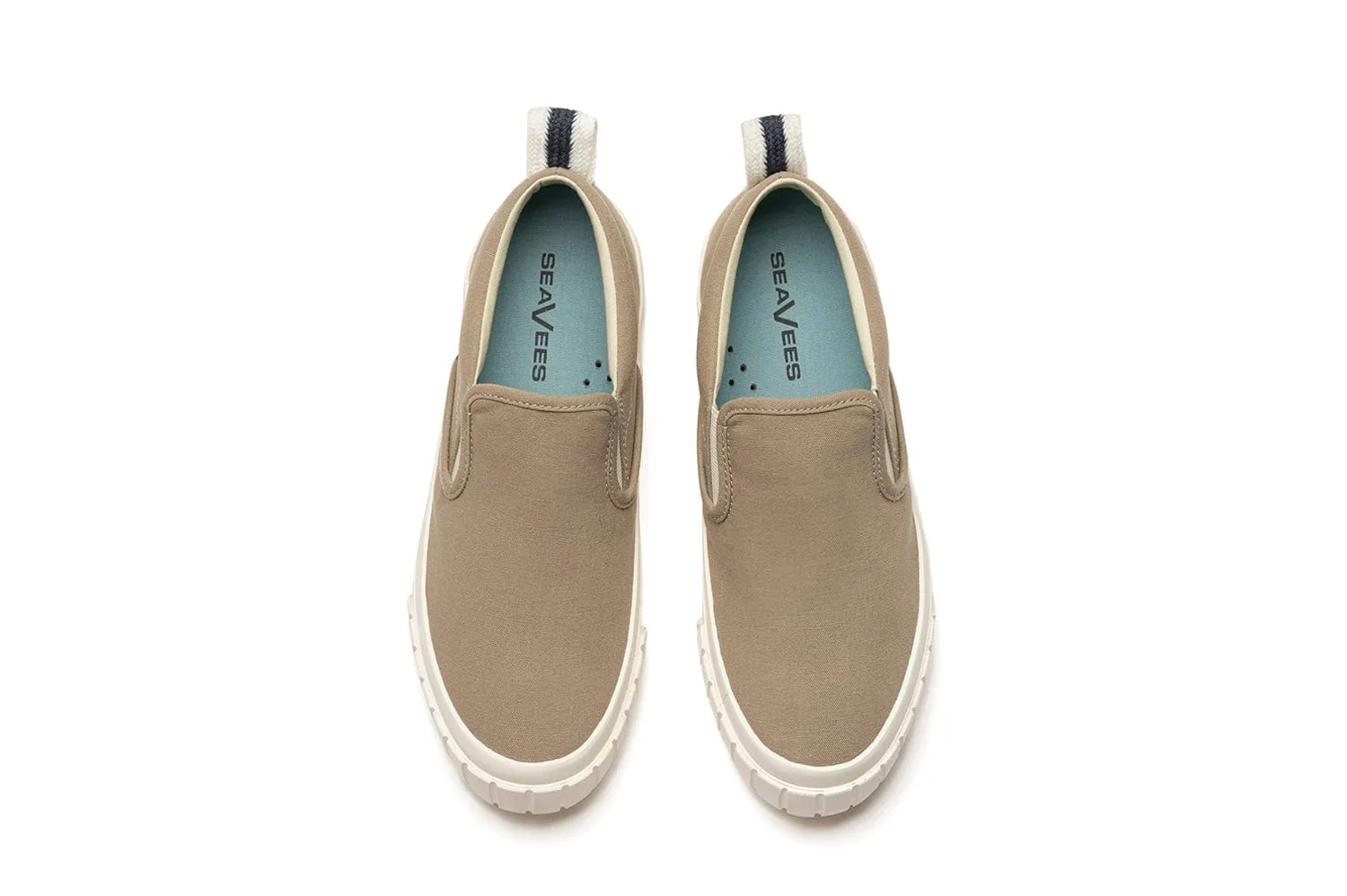 Womens - Fairfax Lug Slip On Platform - Stone