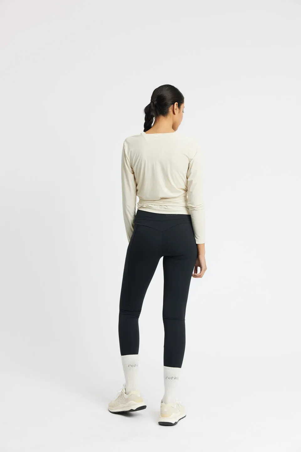 Wrap Tee Valencia - summer sand