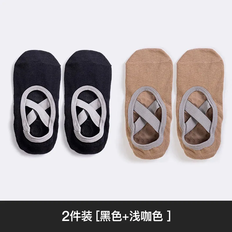 Yoga Socks Non-Slip Thin Cotton Socks for Workout and Dance Indoor Pilates Sports