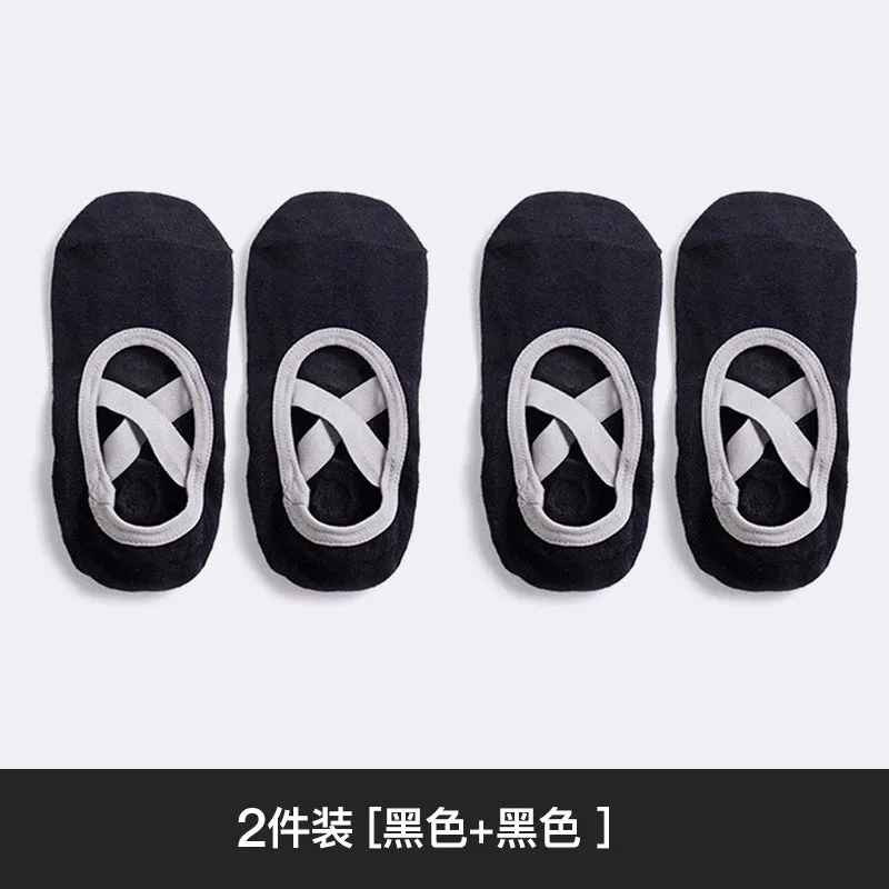 Yoga Socks Non-Slip Thin Cotton Socks for Workout and Dance Indoor Pilates Sports