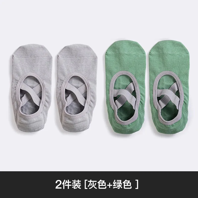 Yoga Socks Non-Slip Thin Cotton Socks for Workout and Dance Indoor Pilates Sports