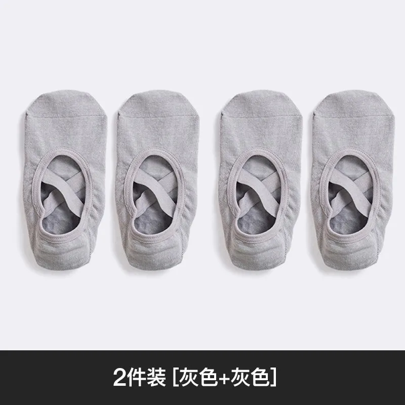Yoga Socks Non-Slip Thin Cotton Socks for Workout and Dance Indoor Pilates Sports